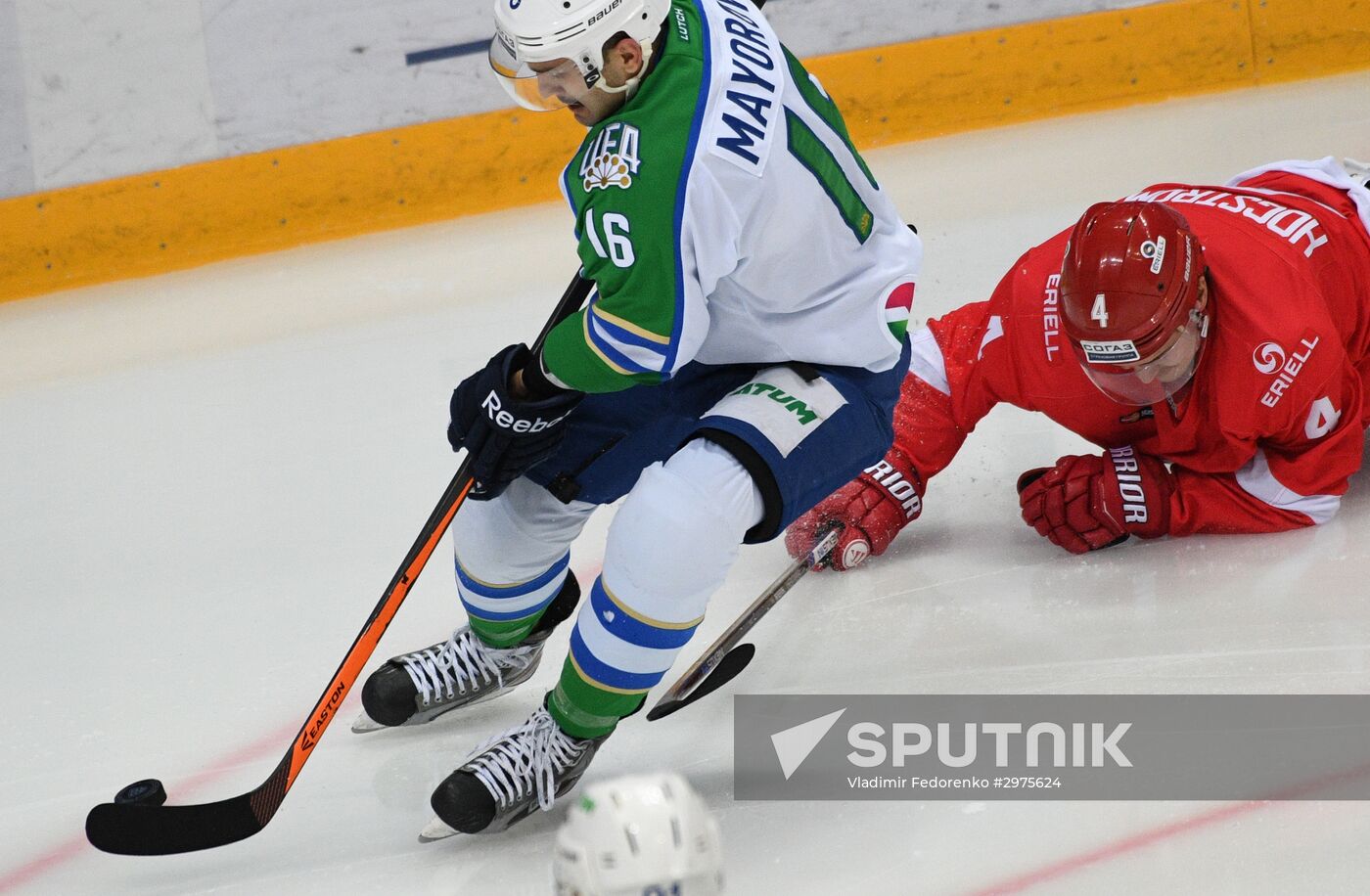 Ice hockey. KHL. Spartak vs. Salavat Yulaev