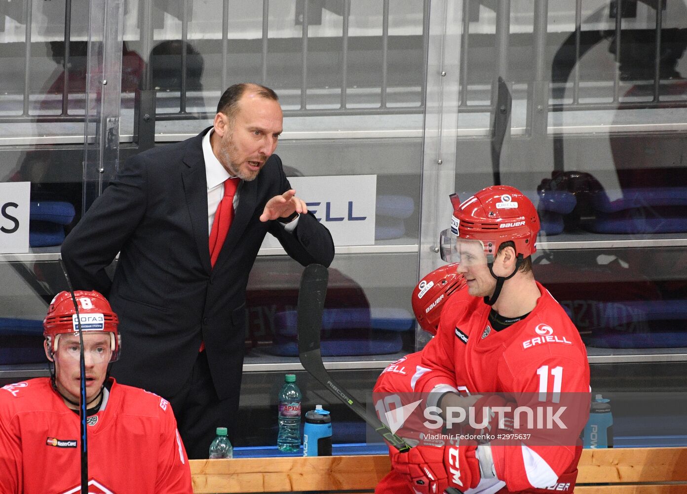 Ice hockey. KHL. Spartak vs. Salavat Yulaev