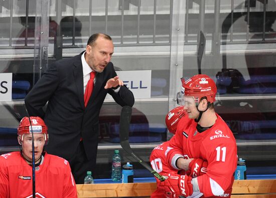 Ice hockey. KHL. Spartak vs. Salavat Yulaev