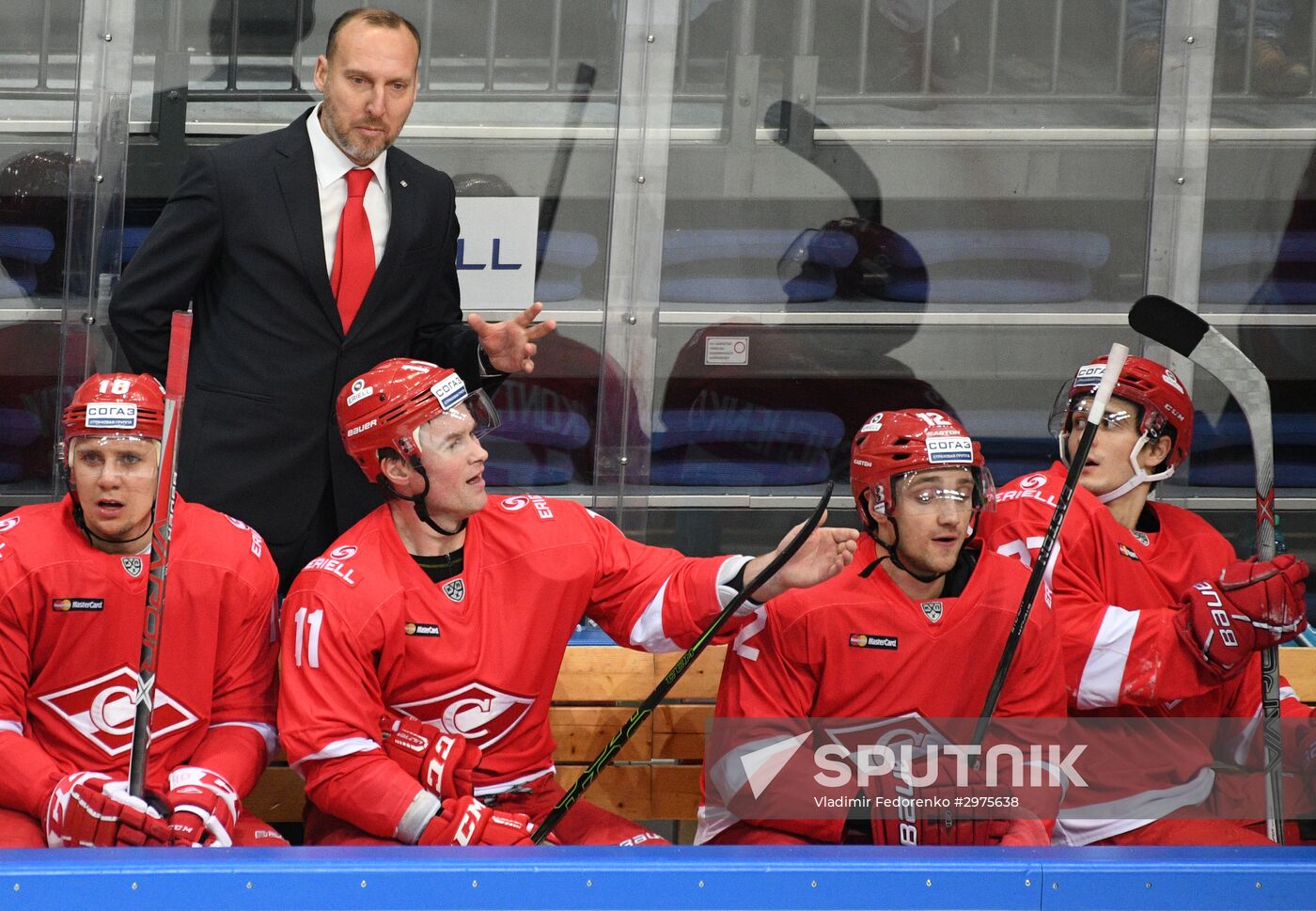 Ice hockey. KHL. Spartak vs. Salavat Yulaev