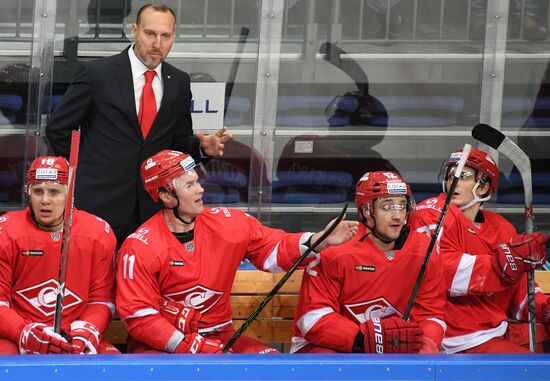 Ice hockey. KHL. Spartak vs. Salavat Yulaev