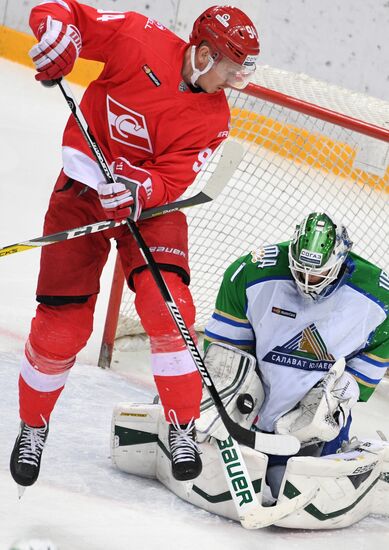 Ice hockey. KHL. Spartak vs. Salavat Yulaev