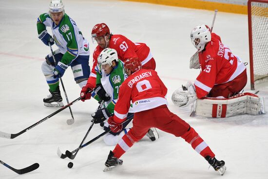 Ice hockey. KHL. Spartak vs. Salavat Yulaev