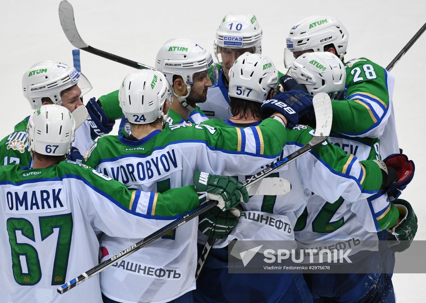 Ice hockey. KHL. Spartak vs. Salavat Yulaev