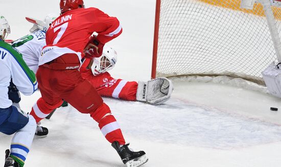 Ice hockey. KHL. Spartak vs. Salavat Yulaev