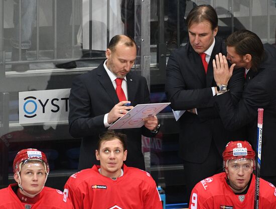 Ice hockey. KHL. Spartak vs. Salavat Yulaev