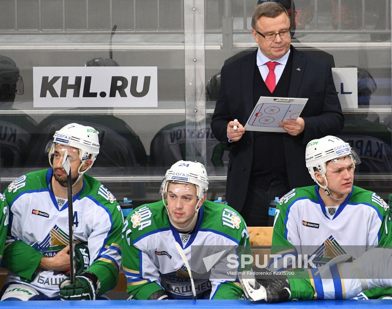 Ice hockey. KHL. Spartak vs. Salavat Yulaev