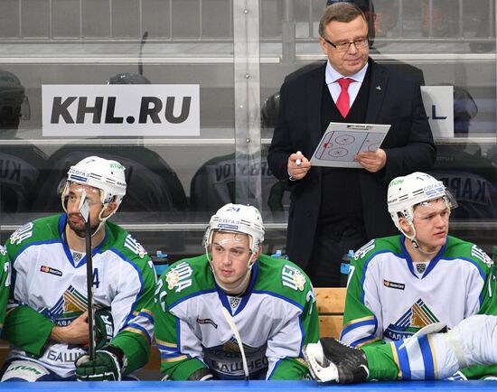 Ice hockey. KHL. Spartak vs. Salavat Yulaev