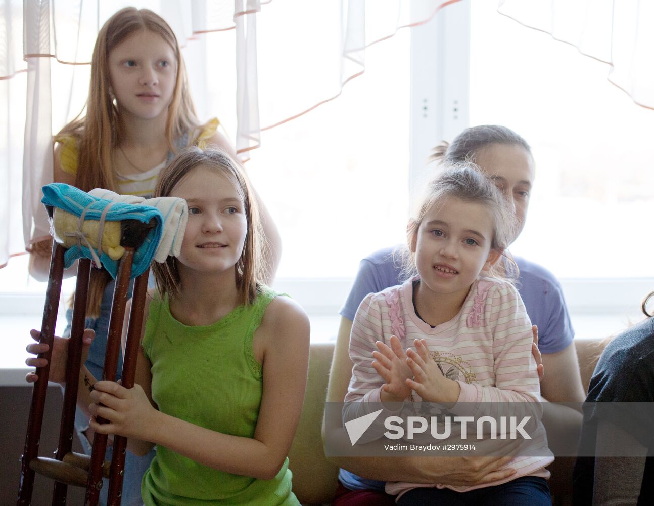 Father Frost visits children's hospital in Ufa