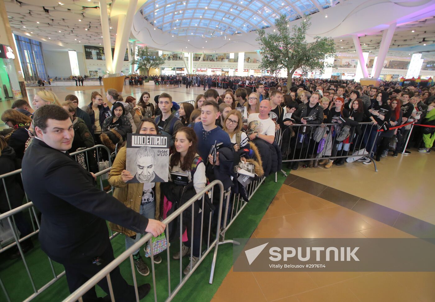 Rammstein frontman Till Lindemann presents his book in Moscow