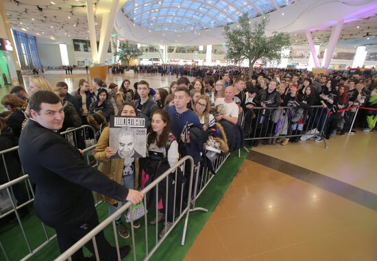 Rammstein frontman Till Lindemann presents his book in Moscow