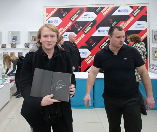 Rammstein frontman Till Lindemann presents his book in Moscow