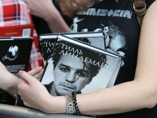 Rammstein frontman Till Lindemann presents his book in Moscow