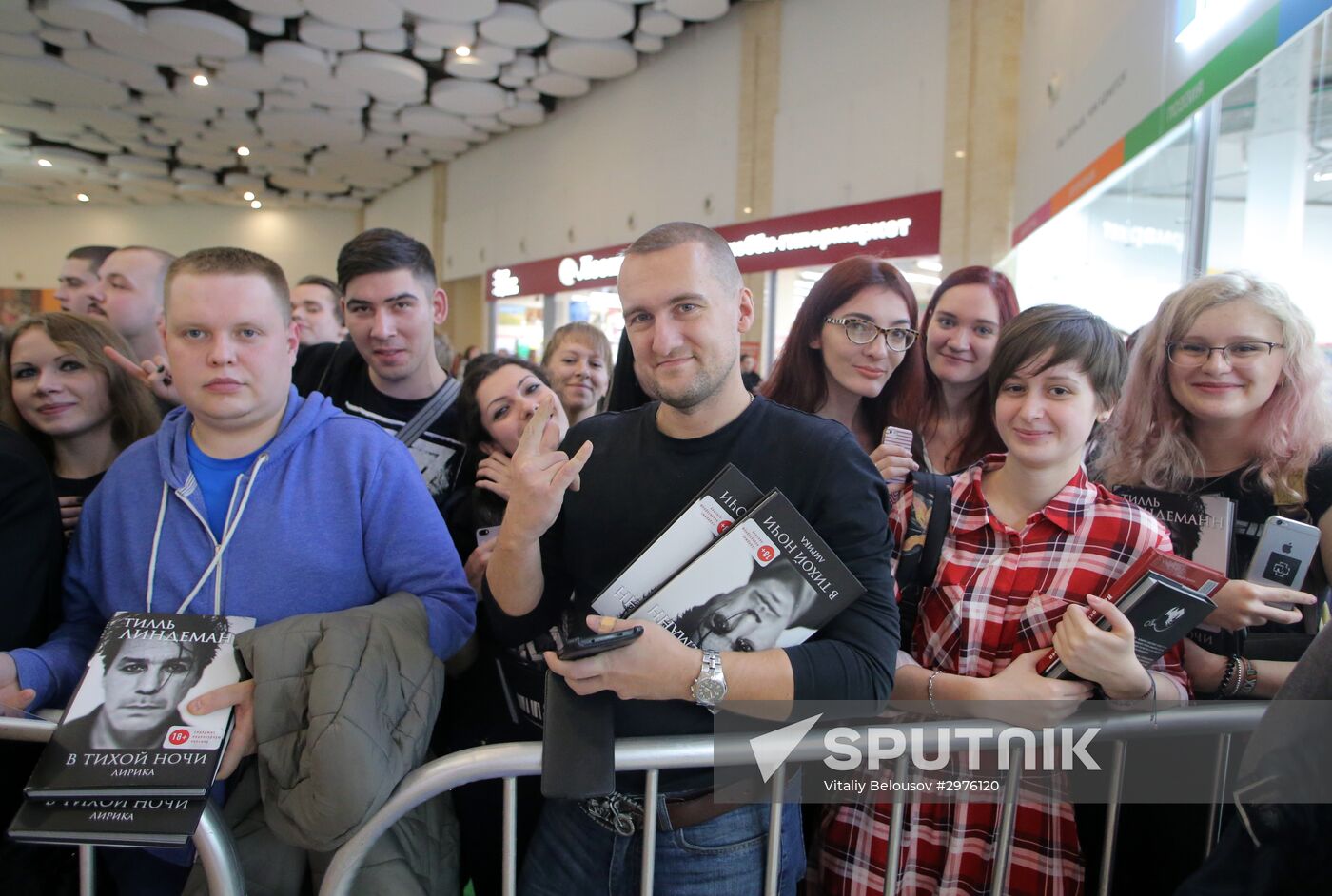 Rammstein frontman Till Lindemann presents his book in Moscow