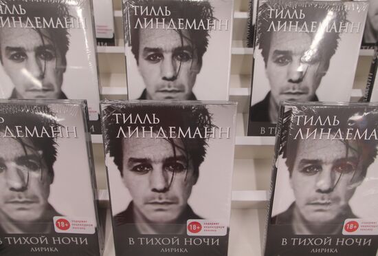 Rammstein frontman Till Lindemann presents his book in Moscow