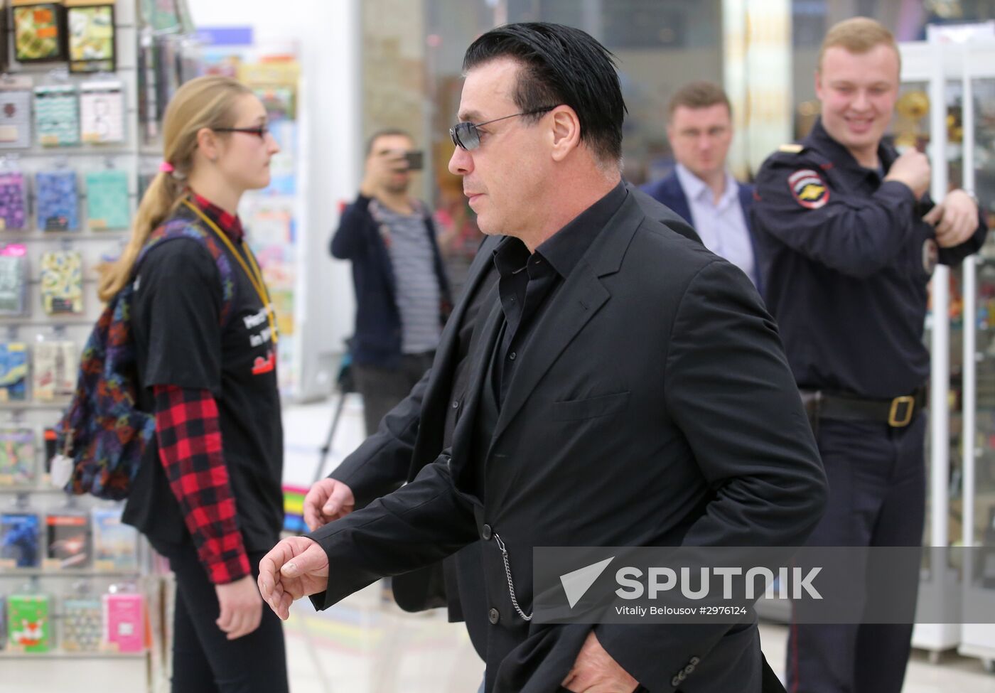 Rammstein frontman Till Lindemann presents his book in Moscow