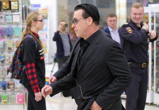 Rammstein frontman Till Lindemann presents his book in Moscow