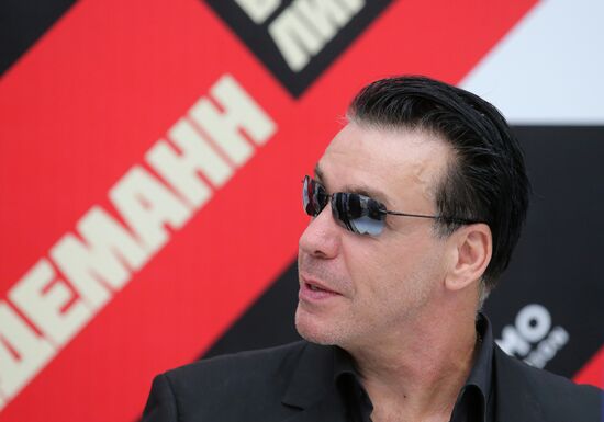 Rammstein frontman Till Lindemann presents his book in Moscow