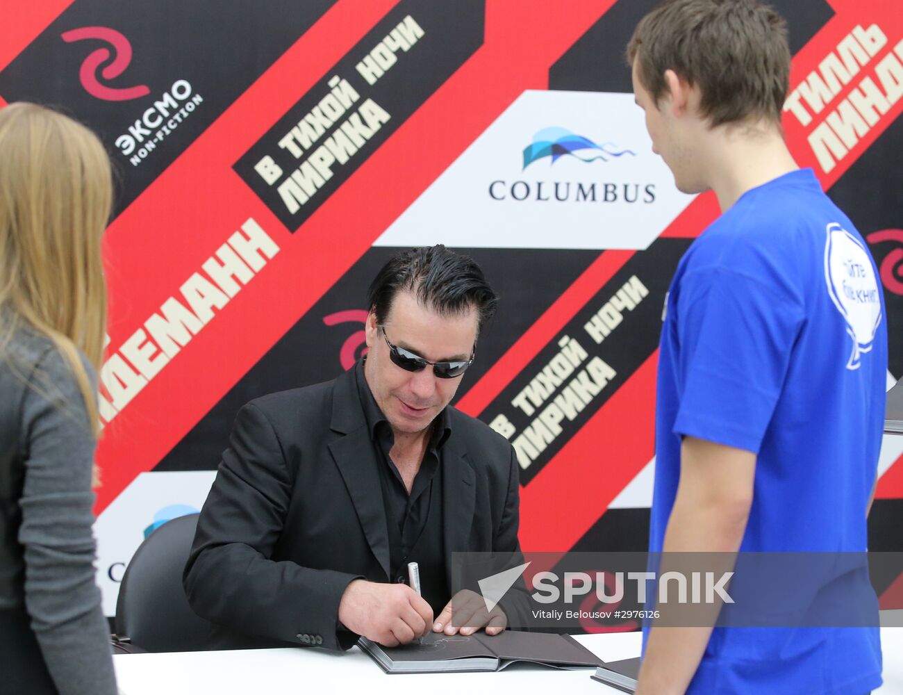 Rammstein frontman Till Lindemann presents his book in Moscow