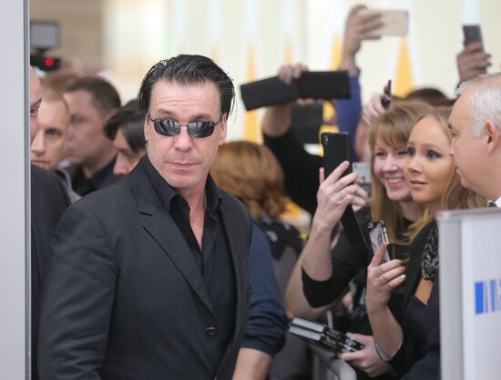 Rammstein frontman Till Lindemann presents his book in Moscow