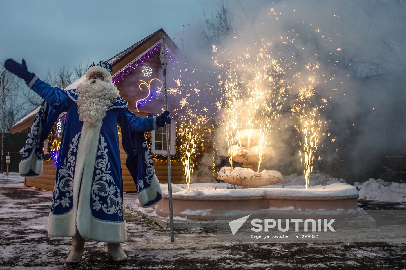 Father Frost celebrates birthday at his Moscow estate