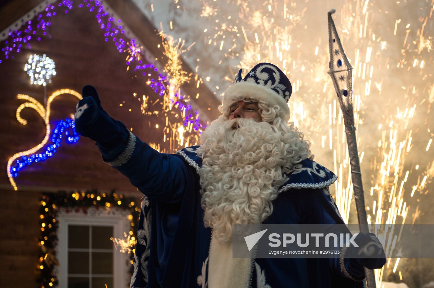 Father Frost celebrates birthday at his Moscow estate