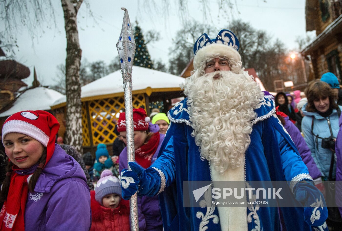 Father Frost celebrates birthday at his Moscow estate