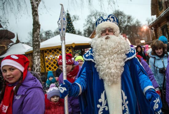 Father Frost celebrates birthday at his Moscow estate