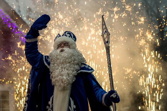 Father Frost celebrates birthday at his Moscow estate