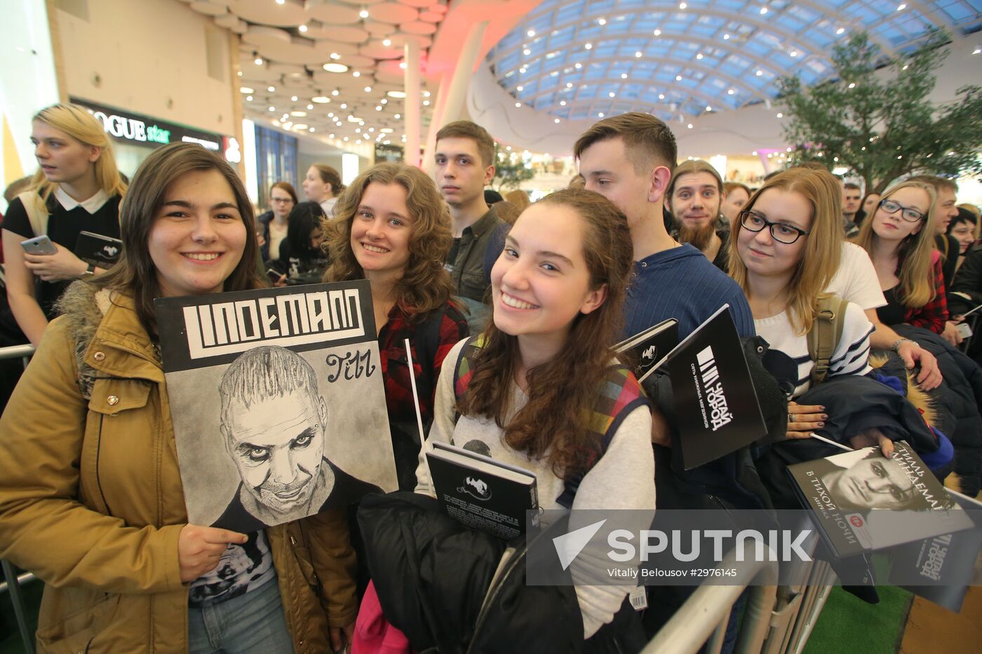 Rammstein frontman Till Lindemann presents his book in Moscow