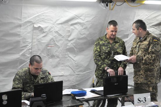 2016 Maple Arch international military exercise in Ukraine