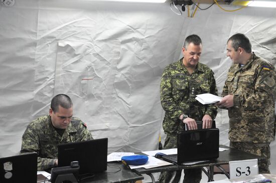 2016 Maple Arch international military exercise in Ukraine