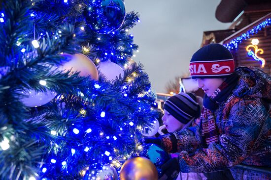 Father Frost celebrates birthday at his Moscow estate