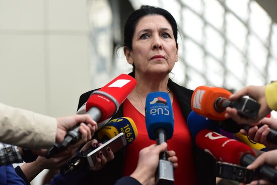 First session of parliament of new convocation in Georgia