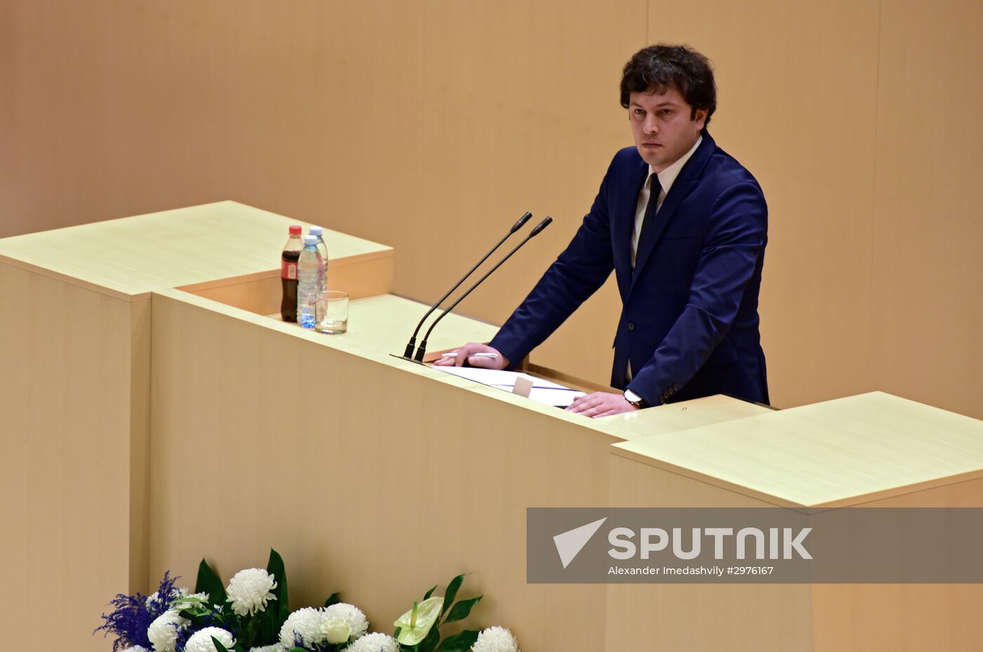 First session of parliament of new convocation in Georgia