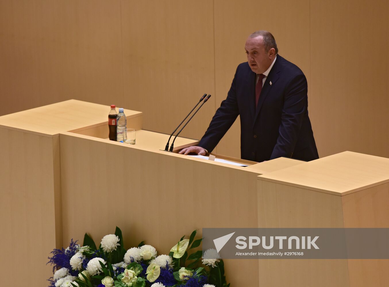 First session of parliament of new convocation in Georgia