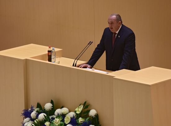 First session of parliament of new convocation in Georgia