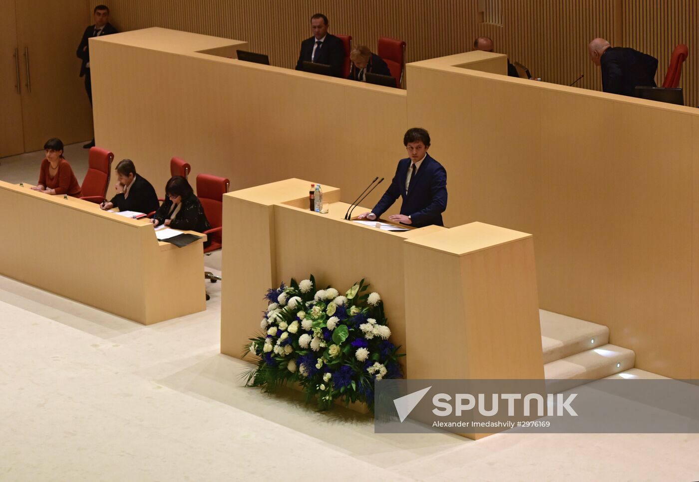First session of parliament of new convocation in Georgia