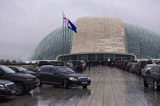 First session of parliament of new convocation in Georgia
