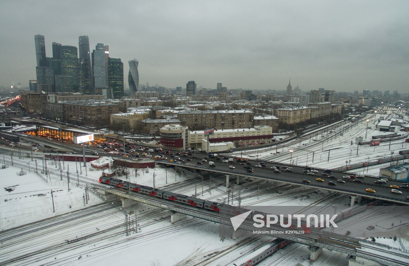 Third Ring Road, Moscow Belt Railway and Moscow City
