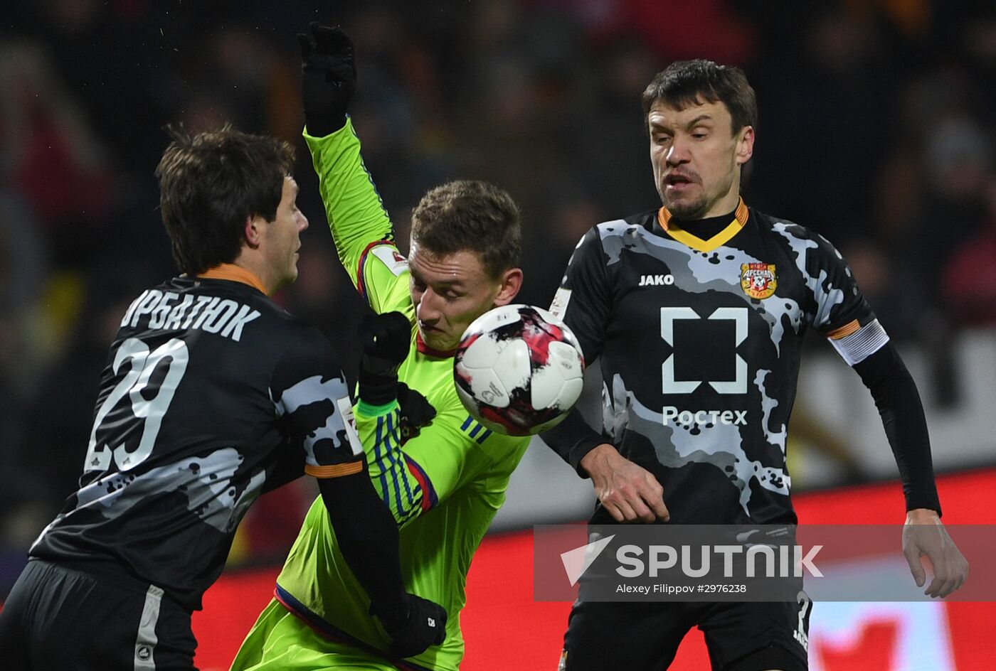 Football. RFPL. Arsenal vs CSKA