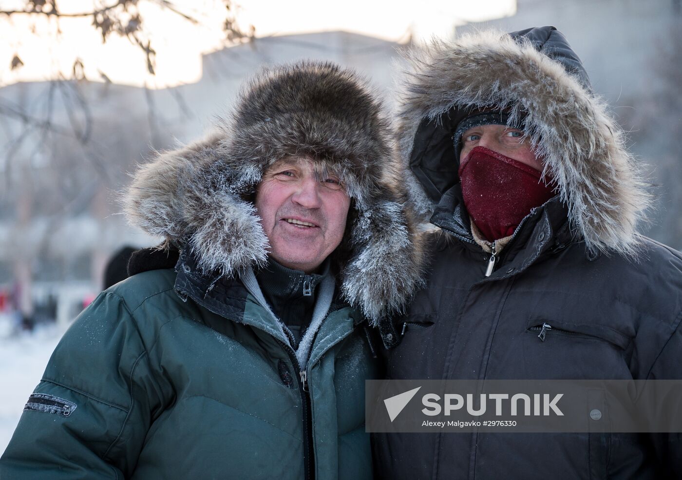 Omsk hit by extreme cold weather