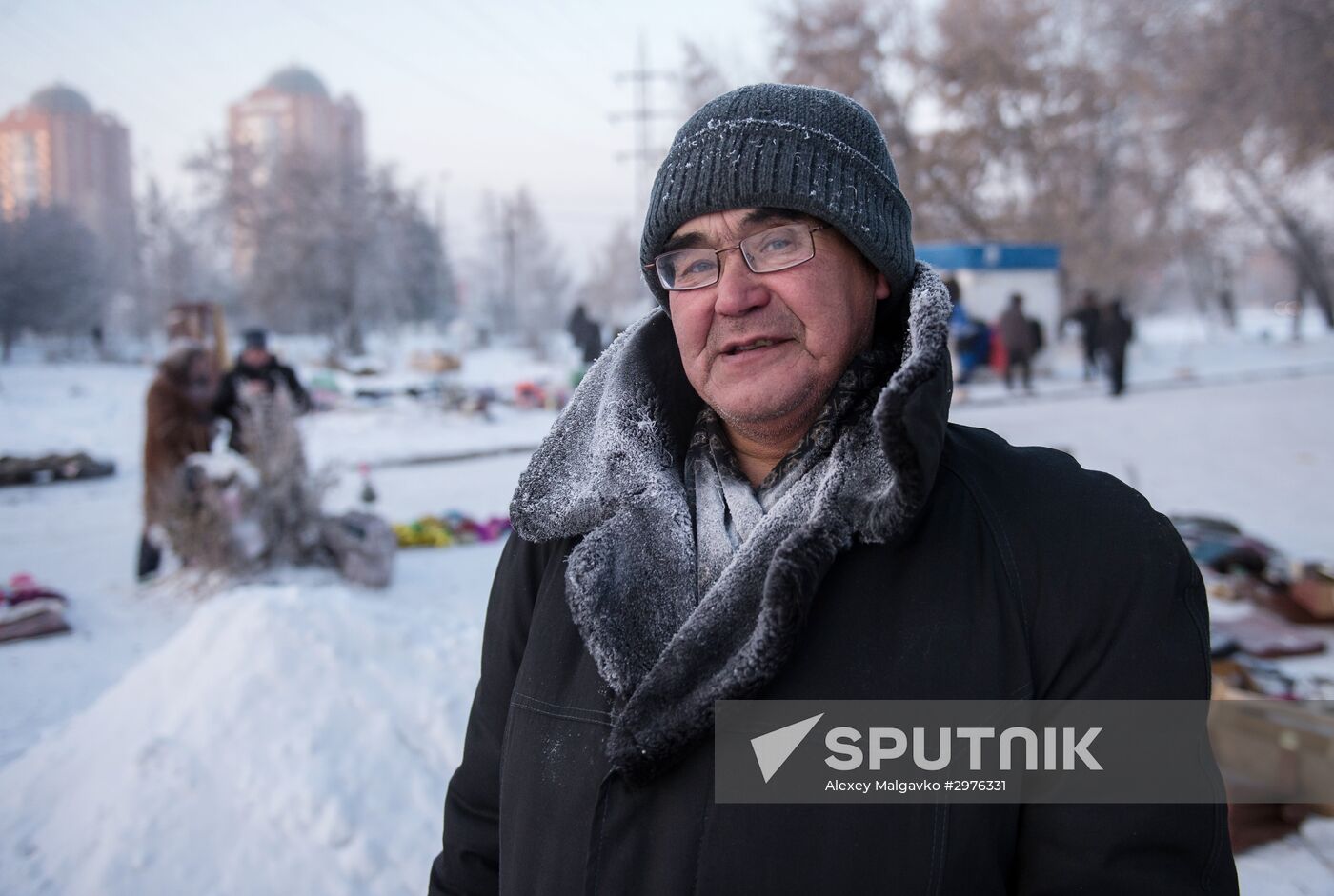 Omsk hit by extreme cold weather