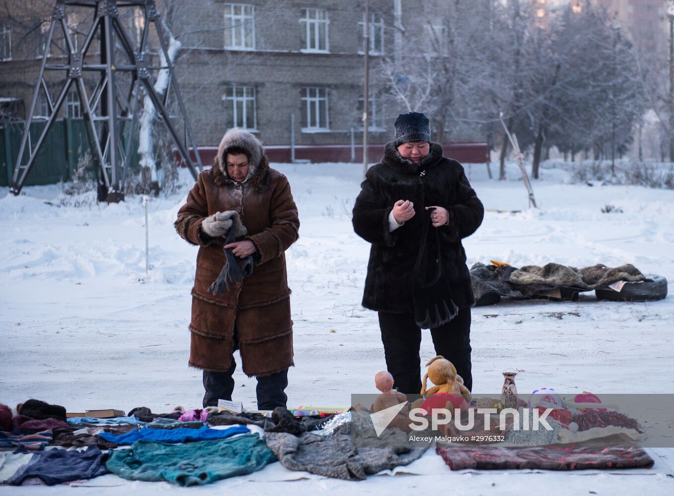 Omsk hit by extreme cold weather