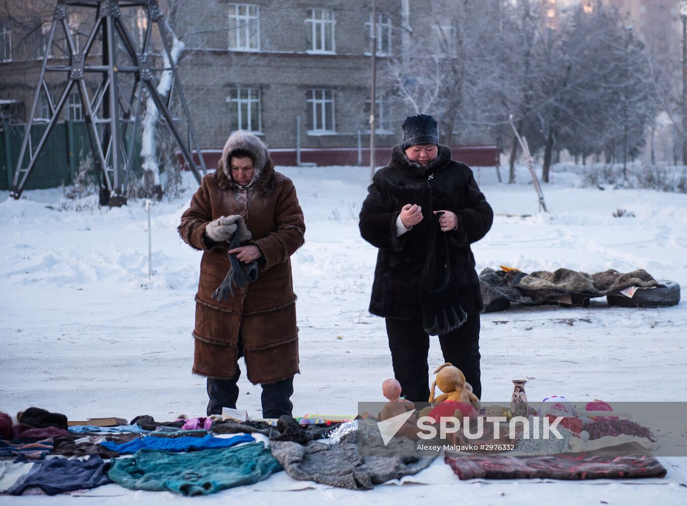 Omsk hit by extreme cold weather