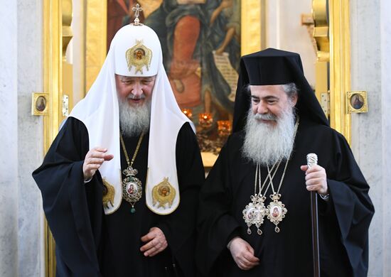 Patriarch of Moscow Kirill meets with heads of local Orthodox churches