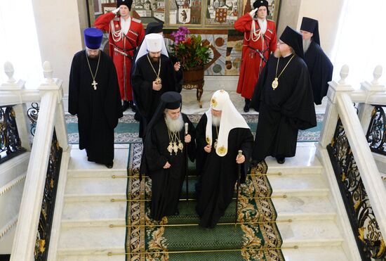Patriarch of Moscow Kirill meets with heads of local Orthodox churches