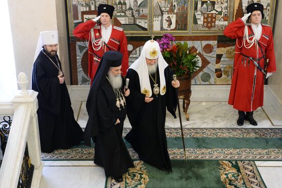 Patriarch of Moscow Kirill meets with heads of local Orthodox churches