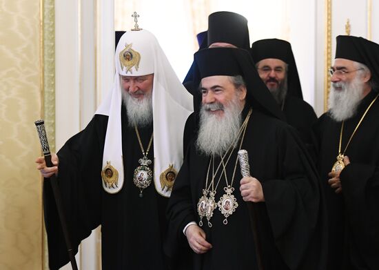 Patriarch of Moscow Kirill meets with heads of local Orthodox churches