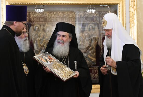 Patriarch of Moscow Kirill meets with heads of local Orthodox churches